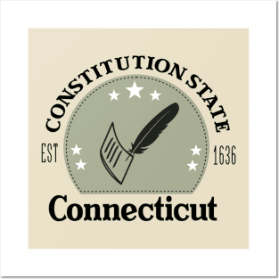 The Constitution State, Connecticut, New England Posters and Art